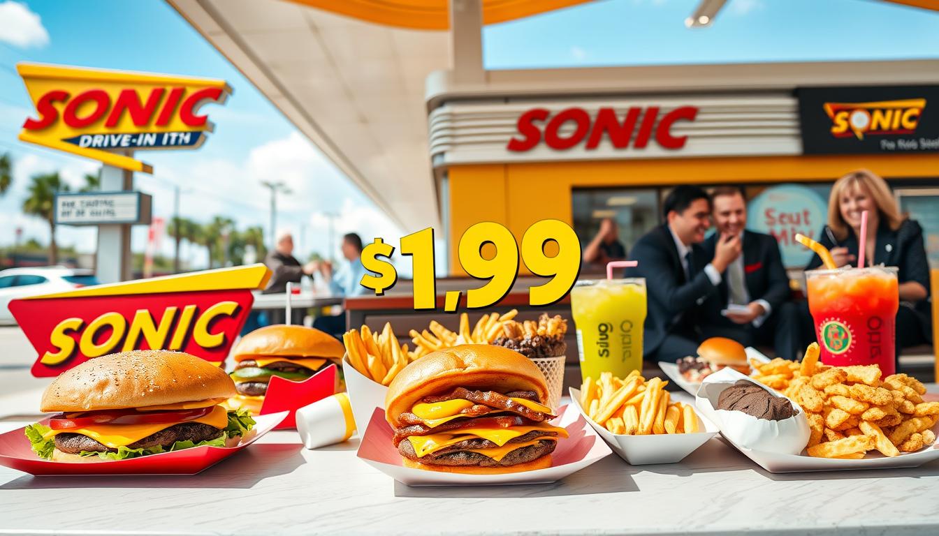 Sonic $1.99 Menu