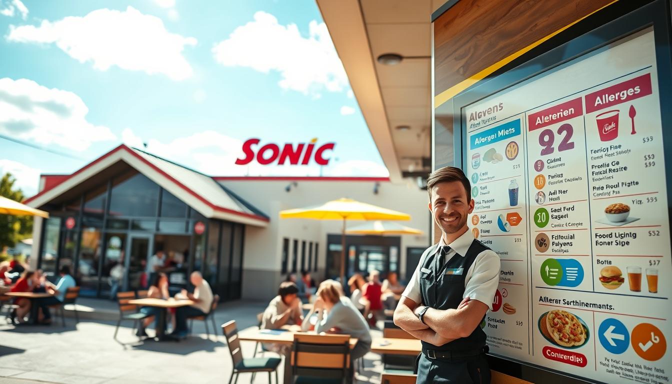 Sonic Allergen Menu