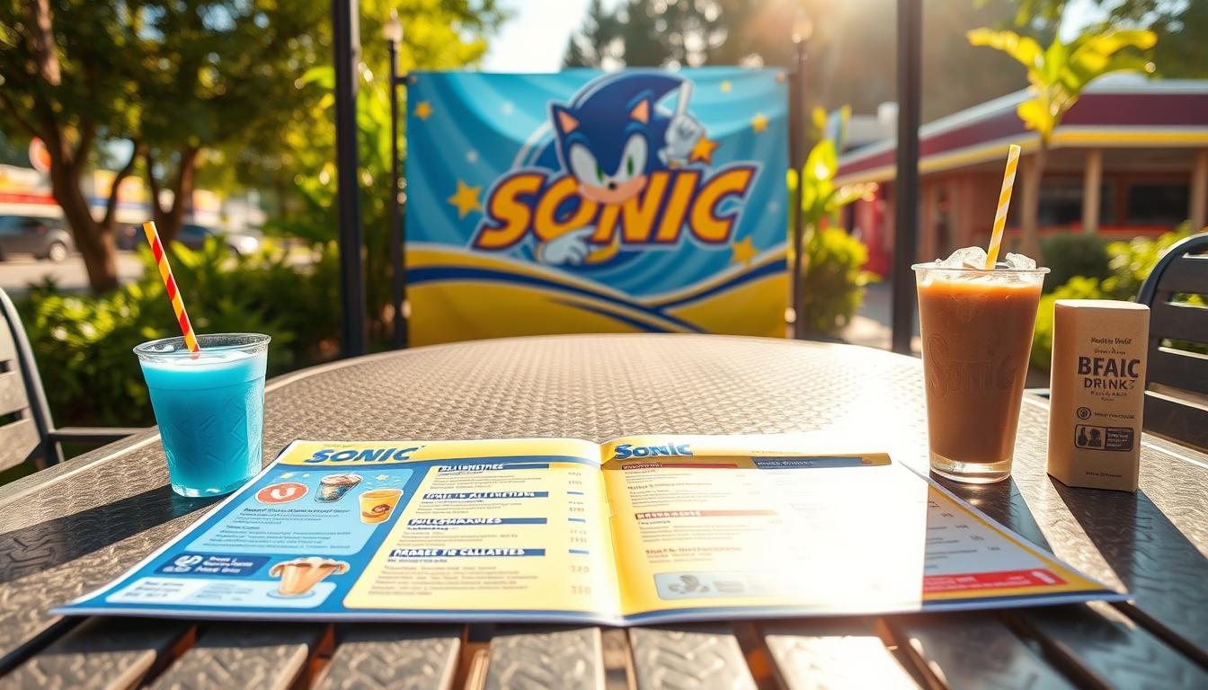Sonic Drink Menu