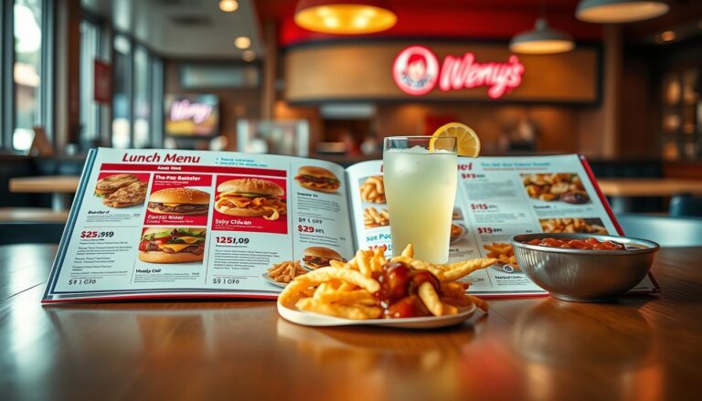 Wendy's Lunch Menu