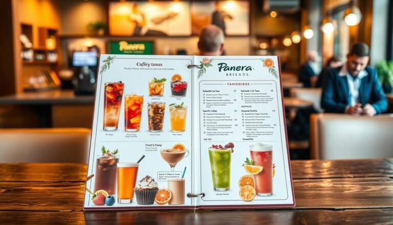 panera bread beverage menu