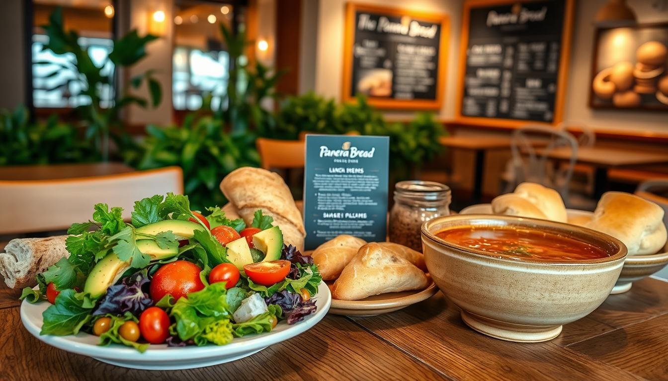 panera bread lunch menu