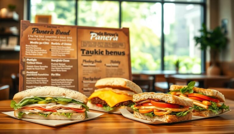 panera bread sandwich menu